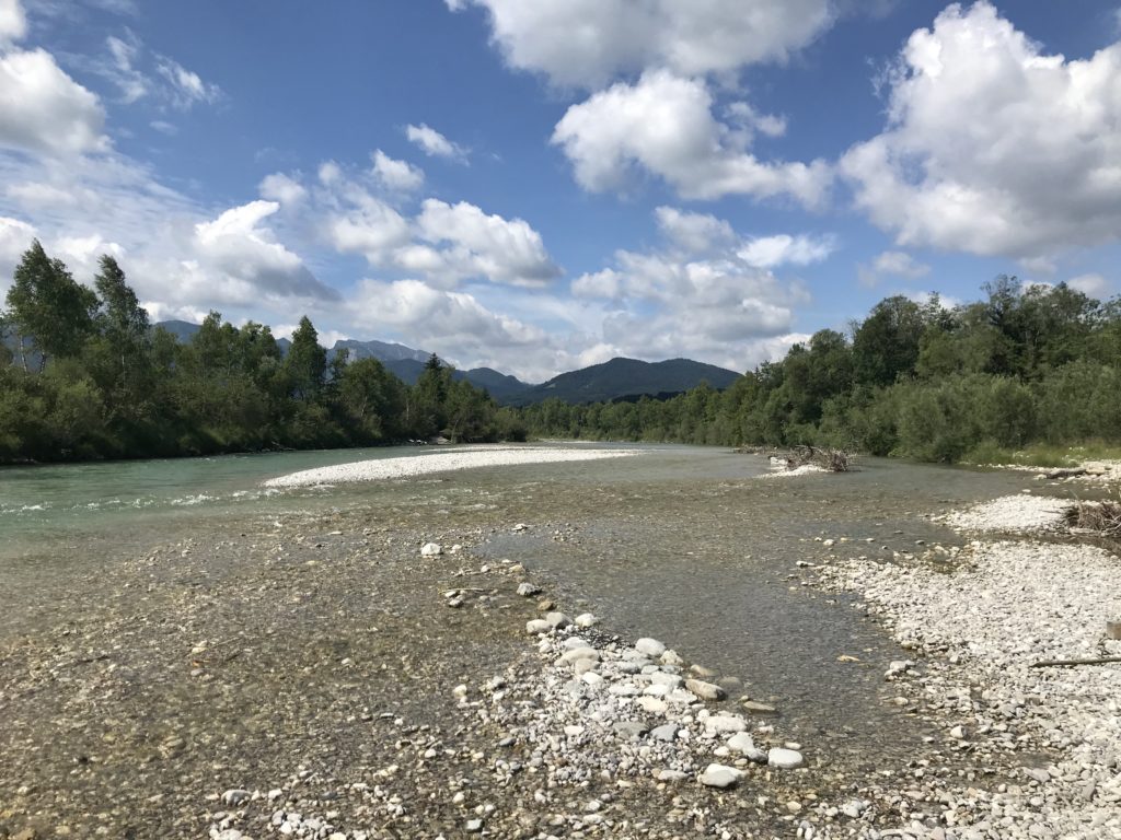 Die Isar bei Lenggries