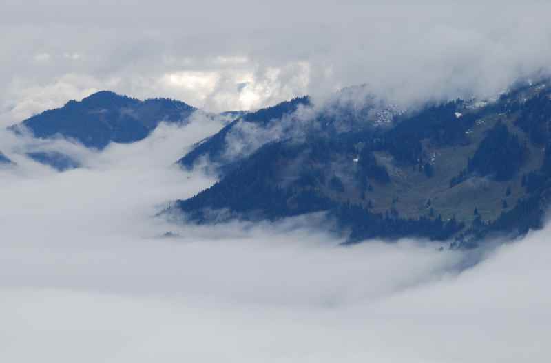 Lenggries Wanderung mit Blick auf das Brauneck