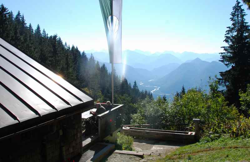 Auf der Lenggrieser Hütte im Isarwinkel, Lenggries wandern