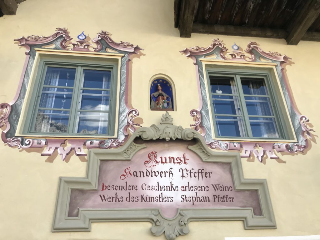 Lüftlmalerei Mittenwald Altstadt