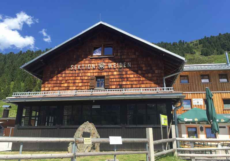 MTB Weidener Hütte - nach rund 500 Höhenmeter ein Zwischenziel oder gleich weiter hinauf in den Tuxer Alpen?