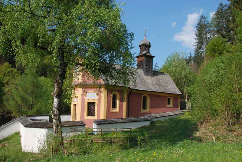 Beim Maria Larch Wallfahrtsort wandern im Karwendel