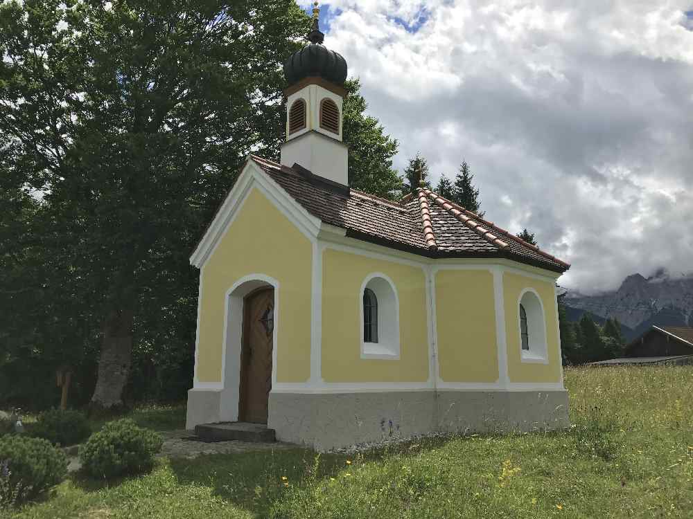 Wanderziel Maria Rast Kapelle in Krün