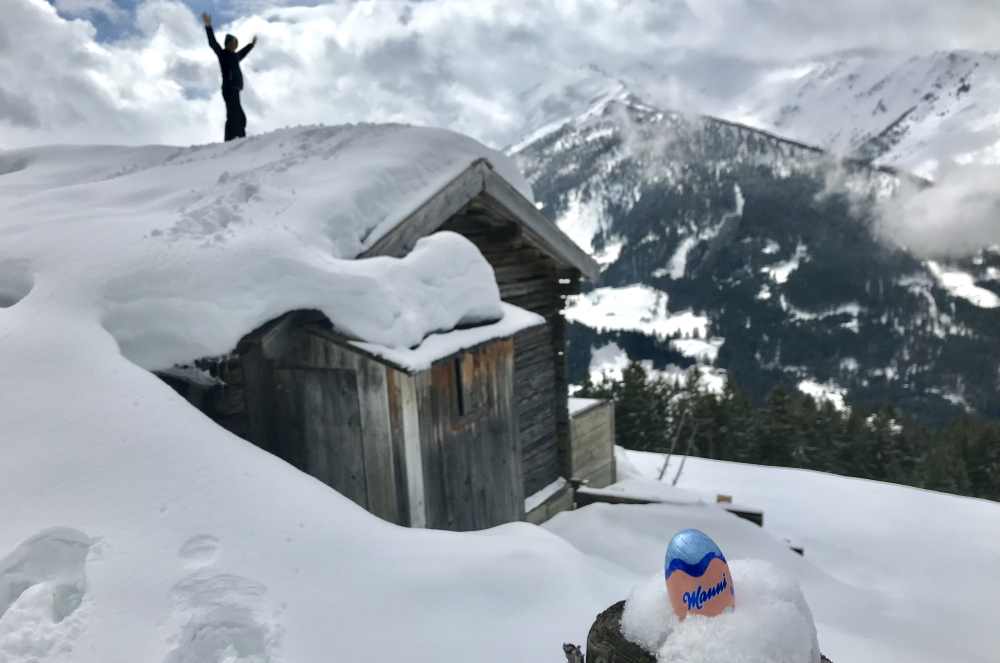 Spaß in den höher gelegenen Bergen beim Osterurlaub in den Tuxer Alpen