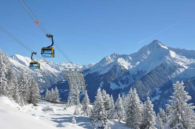 Die Penkenbahn Mayrhofen erschließt ein schönes Skigebiet im Zillertal, Foto: Bergbahn Mayrhofen