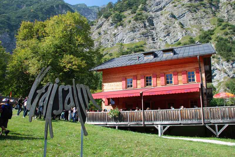 Die Gaisalm am Fuße des Karwendel 