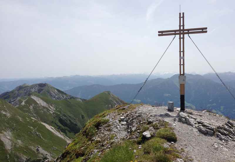 Rappenspitze Bergwandern im Karwendel - der Gipfel will verdient sein