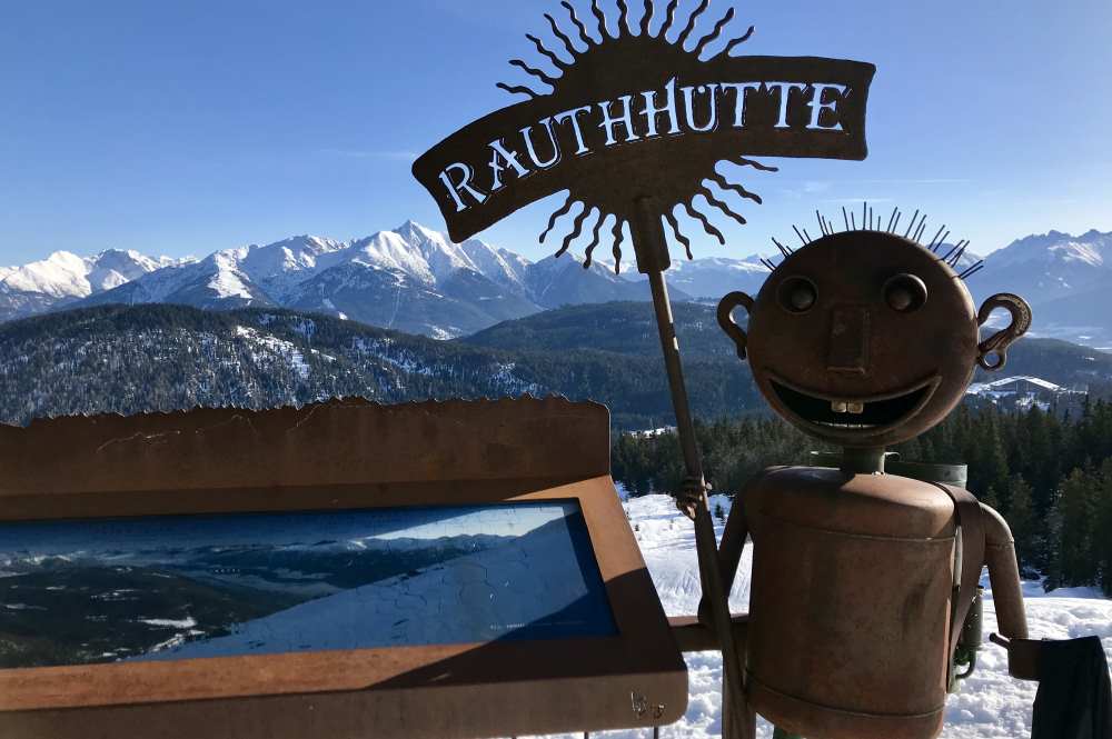 Das ist fantastische Blick von der Rauthhütte auf das Karwendel 