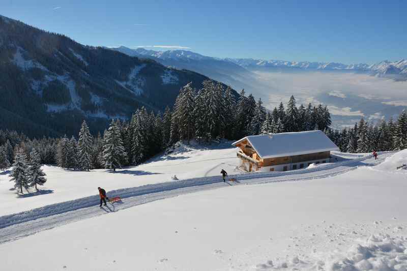 Rodeln in der Silberregion Karwendel - viele aussichtsreiche Rodelbahnen in Tirol