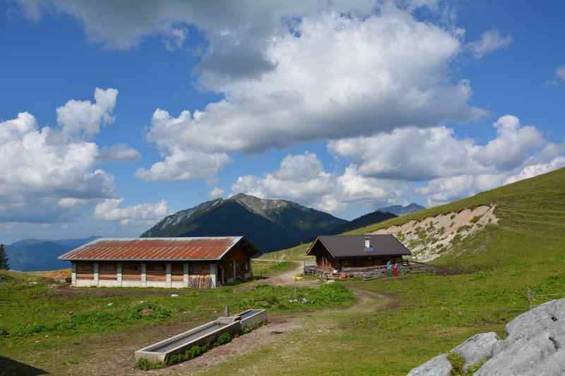 Die obere Kotalm im Rofan, Achenseegebiet in Tirol 