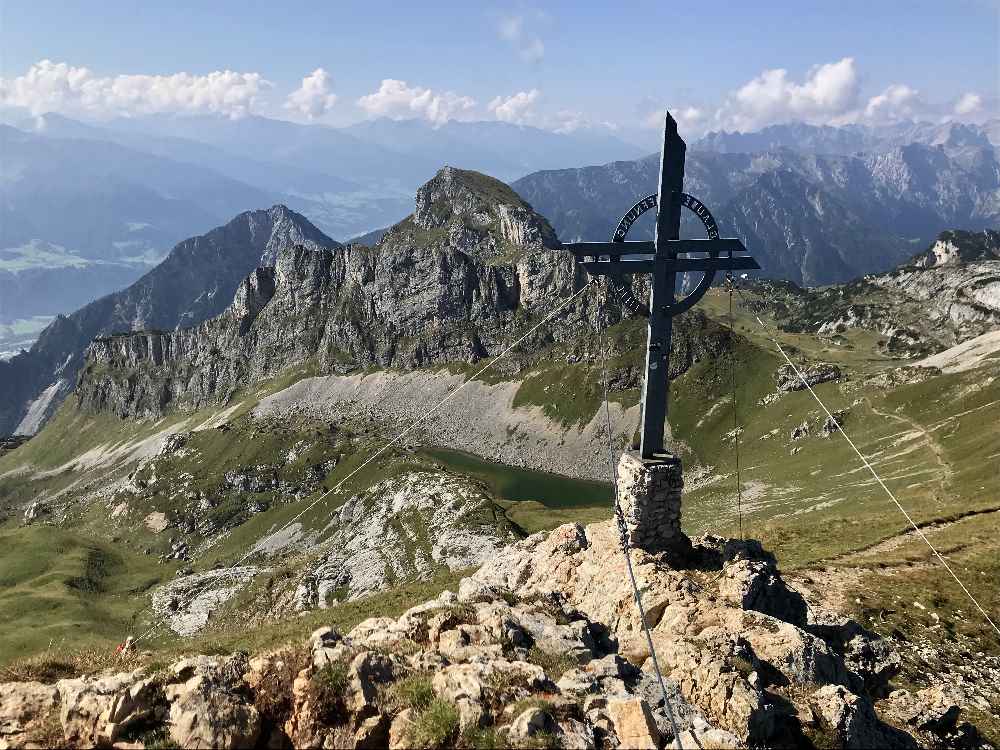 Gipfelziel am Achensee im Rofan: Die Rofanspitze, geht sogar als Wanderung mit Kindern!