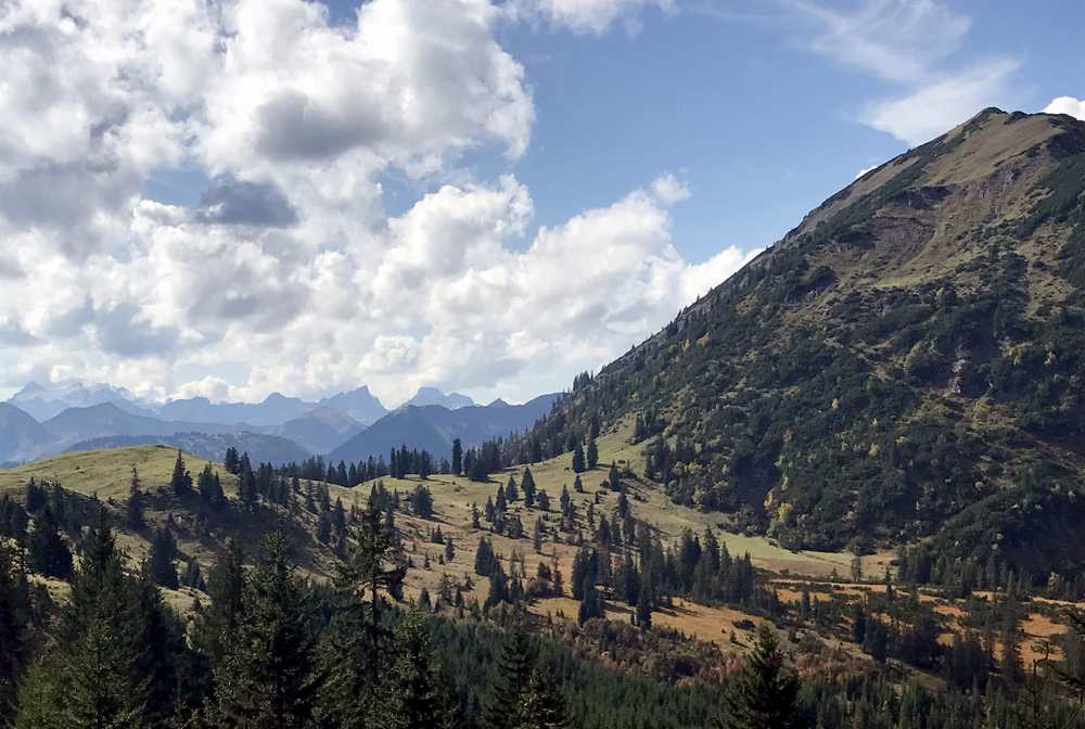 Die schöne Rotwandalm im Herbst