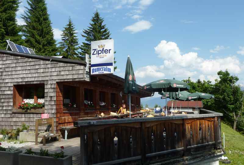 Die Rumer Alm in Innsbruck, Karwendel