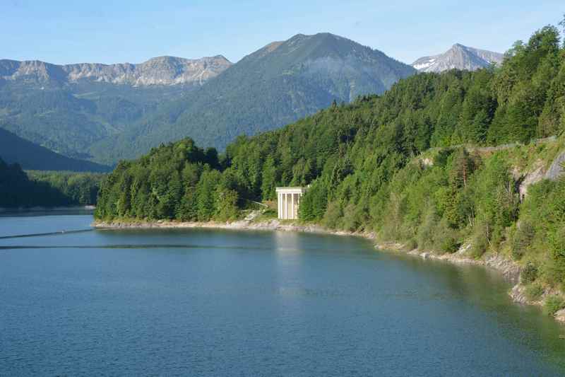 Das heutige Wanderziel ist der Scharfreiter oder Schafreuter hinter dem Sylvensteinsee im Karwendel