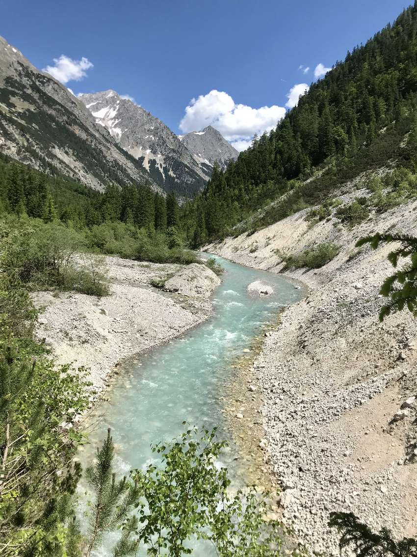 Das Karwendeltal - auf dem Weg von Scharnitz zum Karwendelhaus