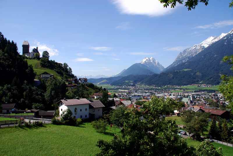 Vom Silberbergwerk zum Schloß Freundsberg wandern in Schwaz