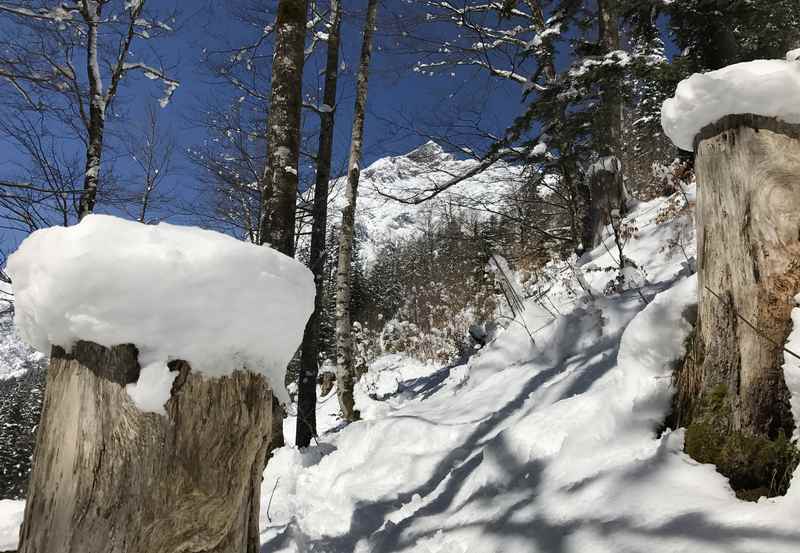 Soviel Schnee, das ist im April am Achensee nicht normal. Aber so schön...