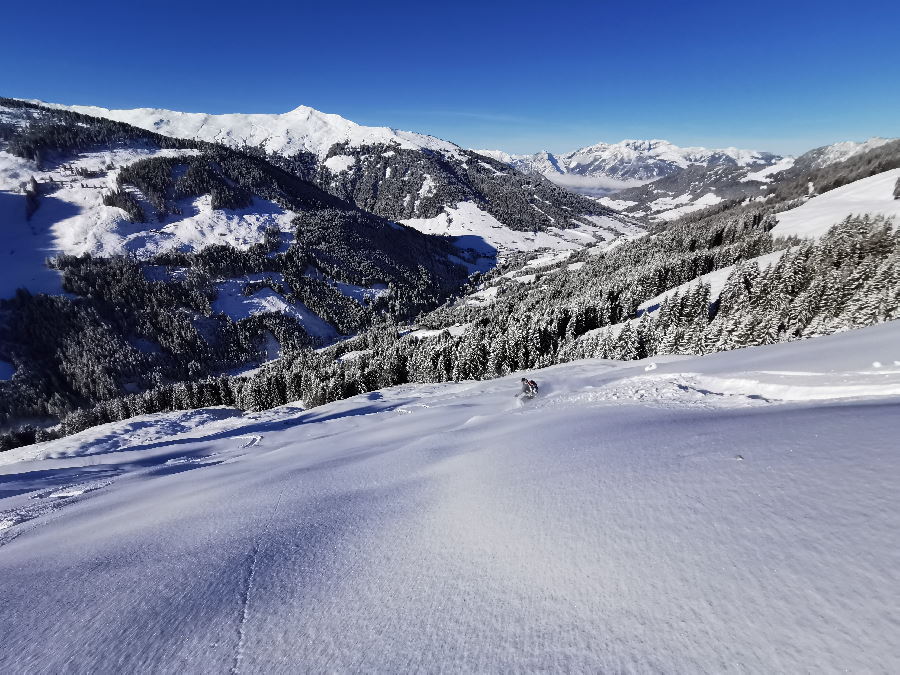 Skifahren in den Kitzbüheler Alpen