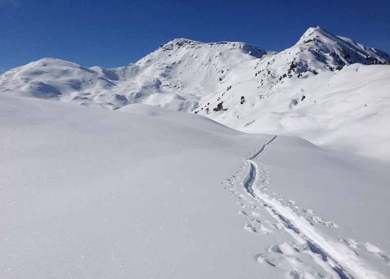 Skitour Sonntagsköpfl in den Tuxer Alpen