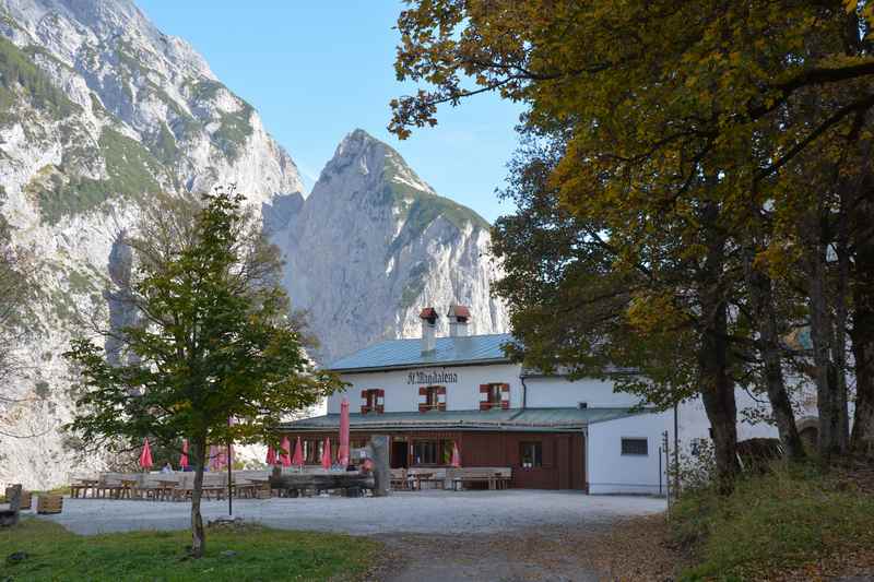 Nach St.Magdalena wandern im Halltal, Karwendel