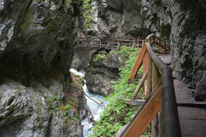 Die schönste Klamm im Karwendel: Die Wolfsklamm in Stans, direkt im Inntal