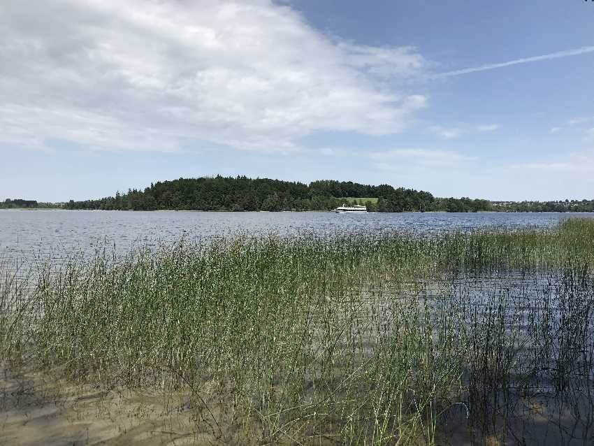 Ein riesiger Toteissee - der Staffelsee in Oberbayern