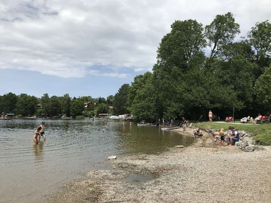 Wo am Staffelsee baden? - hier die Murnauer Bucht