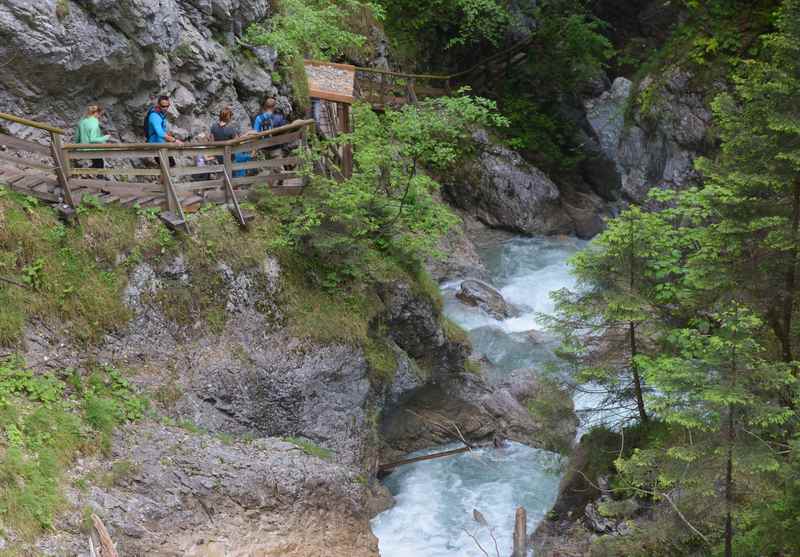 In Stans wamdern: Der Klammsteig durch die Wolfsklamm im Karwendel 