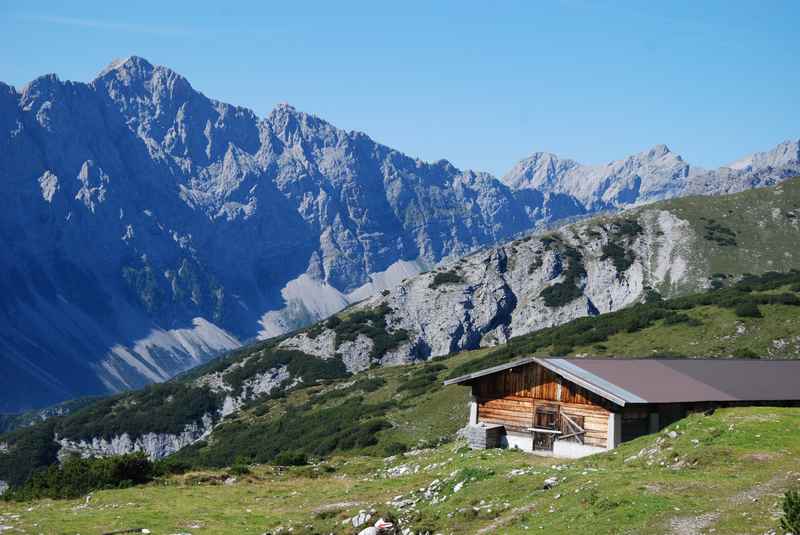 Der Stanser Hochleger kurz unterhalb des Gipfels