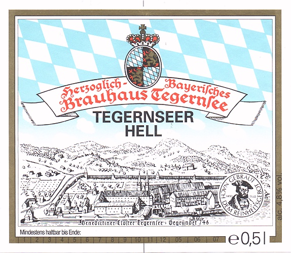 Tegernsee Bier - Tegernseer Hell ist besonders gut 