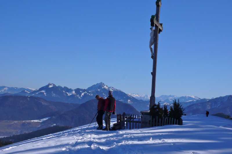 Die Gindelalmschneid geht auch als Ziel einer Winterwanderung zwischen Tegernsee und Schliersee, Foto: Birgit Antes