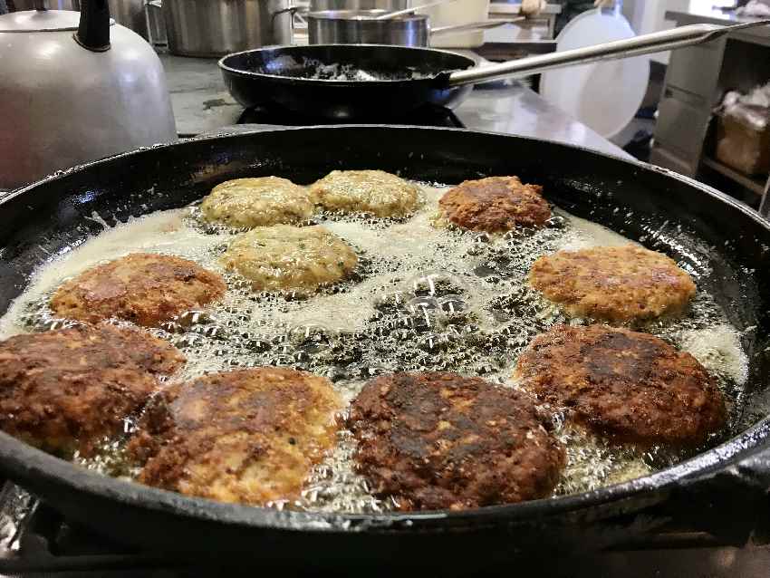 Frisch gekocht - die Kaspressknödel 