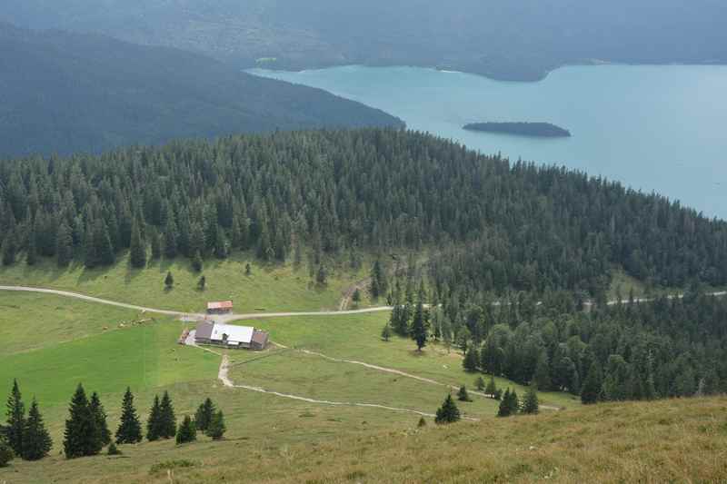 Die Jochberg Wanderung mit der Jocheralm und dem Walchensee