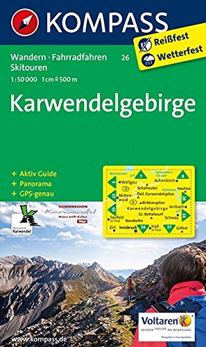 Karwendel Karte:  Das ist die richtige Wanderkarte Karwendel