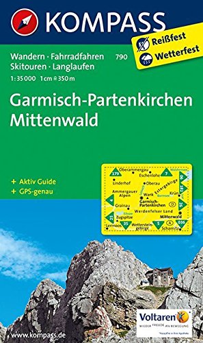 Mittenwald Karte - Diese Wanderkarte von Mittenwald verwende ich bei meinen Touren.