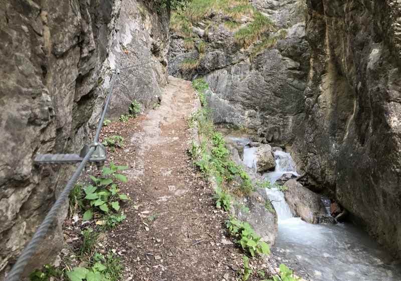 So schön ist das Wandern in der Klamm bei Innsbruck 