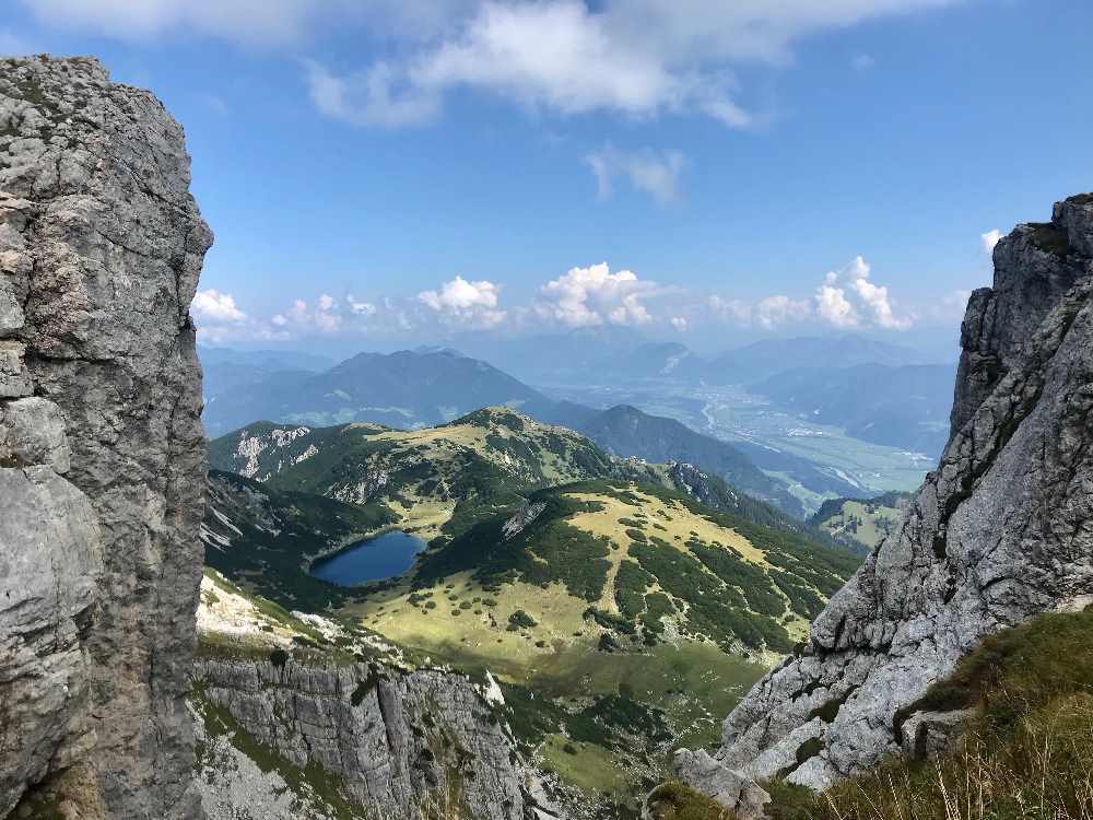 Mit der Rofanseilbahn zum Wandern - in dieser tollen Natur