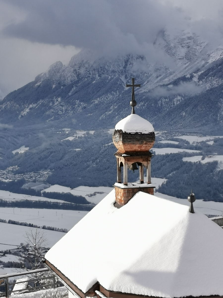  Winter in Weerberg Tirol - mit Blick auf das Karwendel 