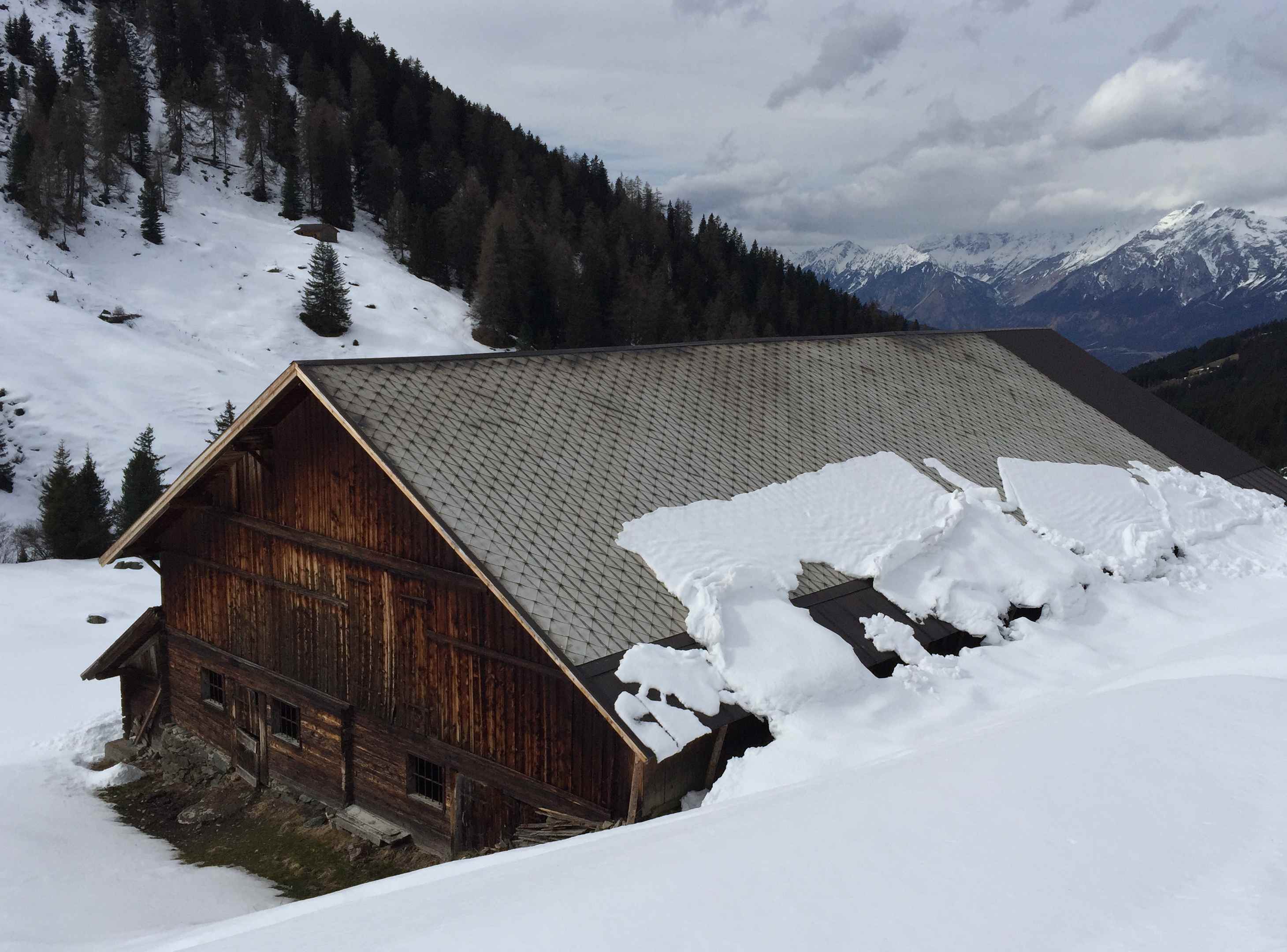 Im Nurpenstal bei der Weerberg Skitour in Tirol