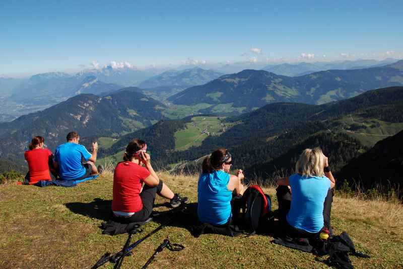 Von Wildschönau wandern zur Gratlspitze in den Kitzbüheler Alpen