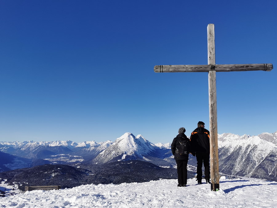 Winterspaziergang Seefeld zum Aussichtspunkt am Seefelder Joch