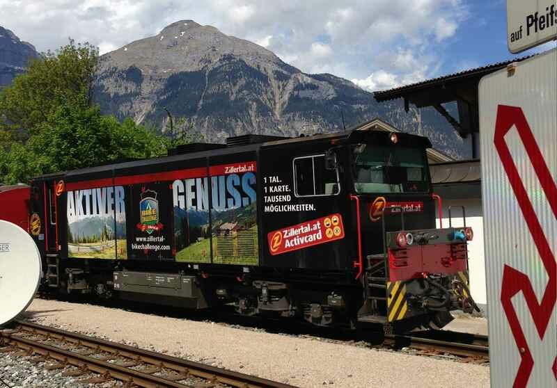  Die Zillertalbahn von Jenbach nach Mayrhofen in Tirol 