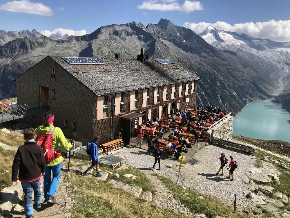 Der Schlegeisspeicher in den Zillertaler Alpen