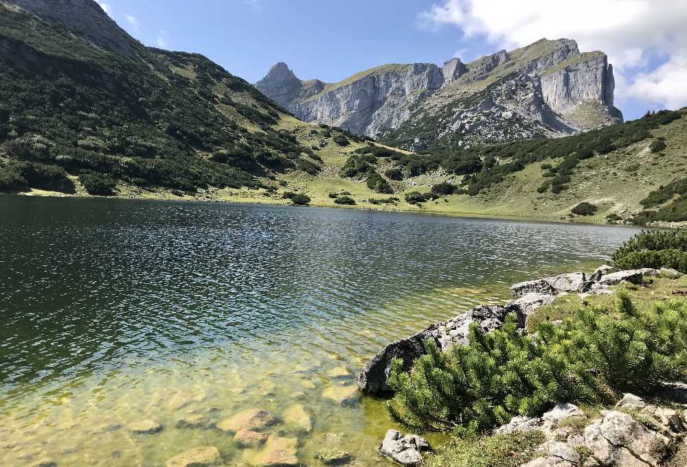 Zireiner See wandern - Mein Wanderziel im Rofan: Der Zireiner See mit der Rofanspitze