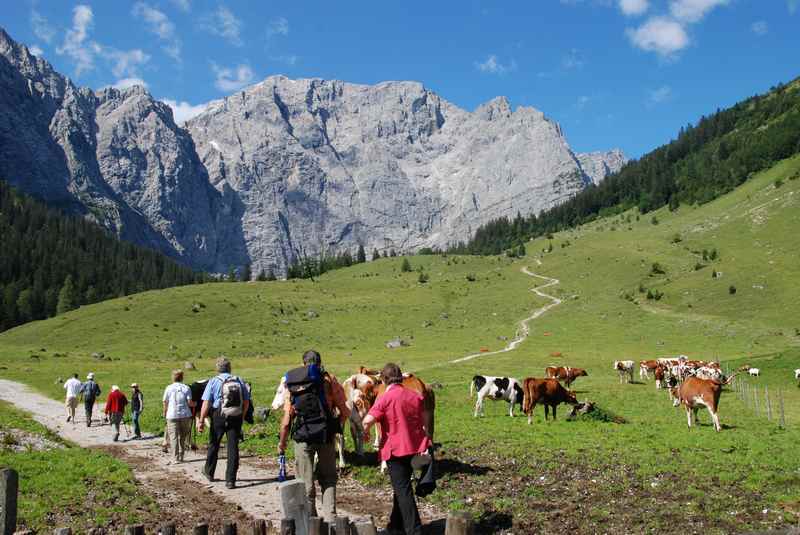 Geführte Wanderungen im Karwendelgebirge, kostenlos in der Silberregion Karwendel