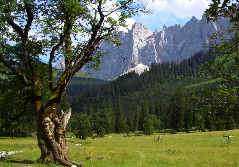  MTB Kleiner Ahornboden - ein ruhiger und eindrucksvoller Platz im Karwendel 