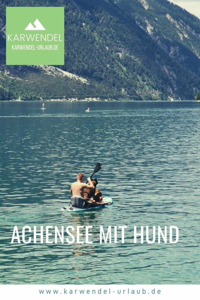 Achensee mit Hund