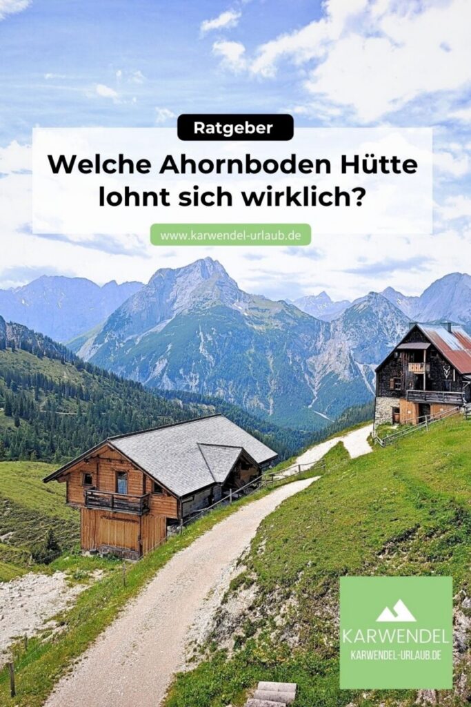 Ahornboden Hütten