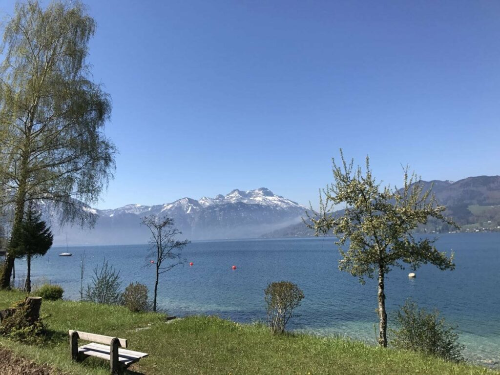 Der Attersee in Österreich