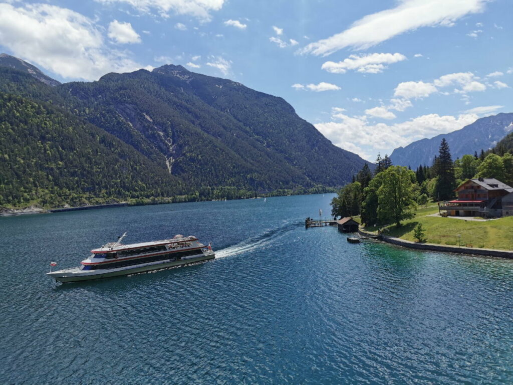 Traumhaft im August Urlaub - die Achensee Schifffahrt in Verbindung mit der Gaisalm